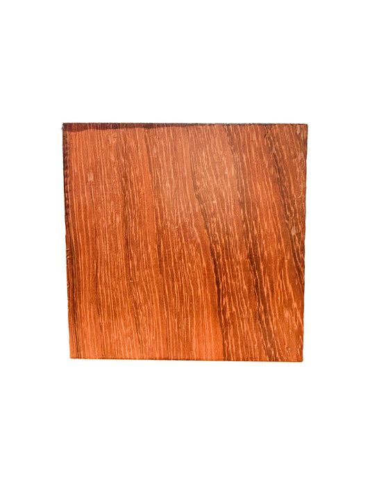 Padauk, African 12/4 Vibrant Bowl Blanks - 4" x 4" x 2-7/8" WE910