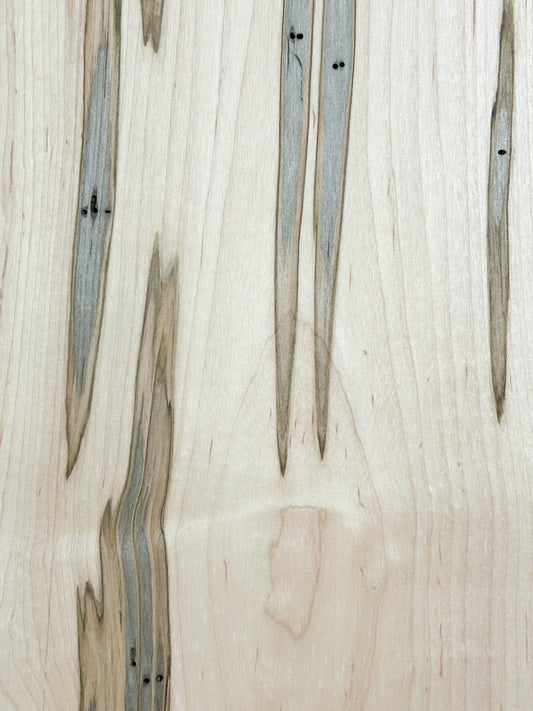 Maple, Ambrosia/Wormy Figured  - 43"x 8.25" x .75"  WE949