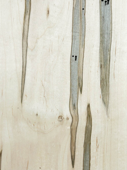 Maple, Ambrosia/Wormy Figured  - 40"x 8.5" x .75"  WE953