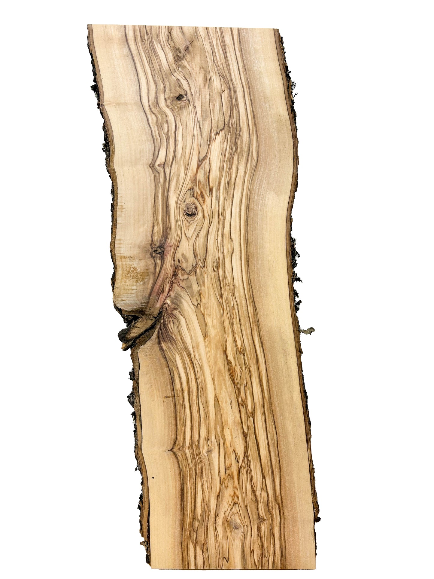 OLIVEWOOD: Italian Live Edge Figured, Cutting Boards 18"x 6"x .75" - WE956