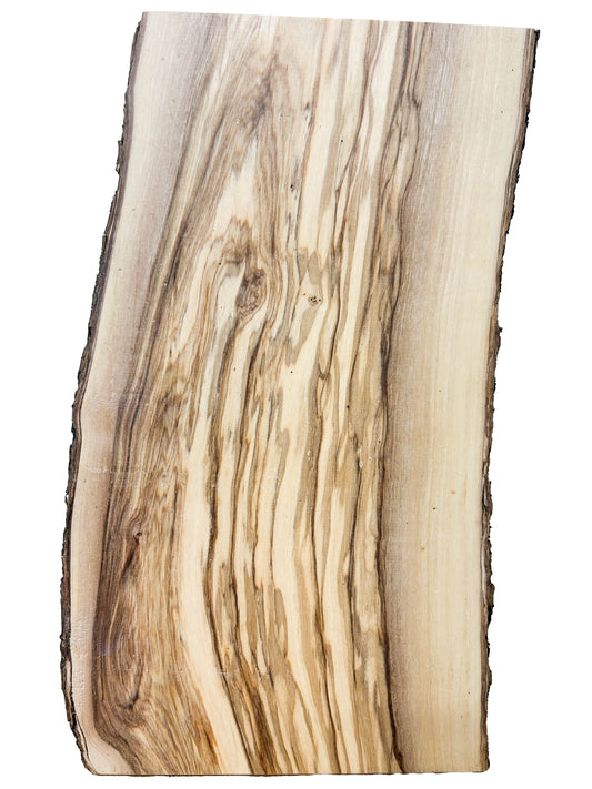 OLIVEWOOD: Italian Live Edge Figured, Cutting Boards 12"x 6"x .75" - WE959