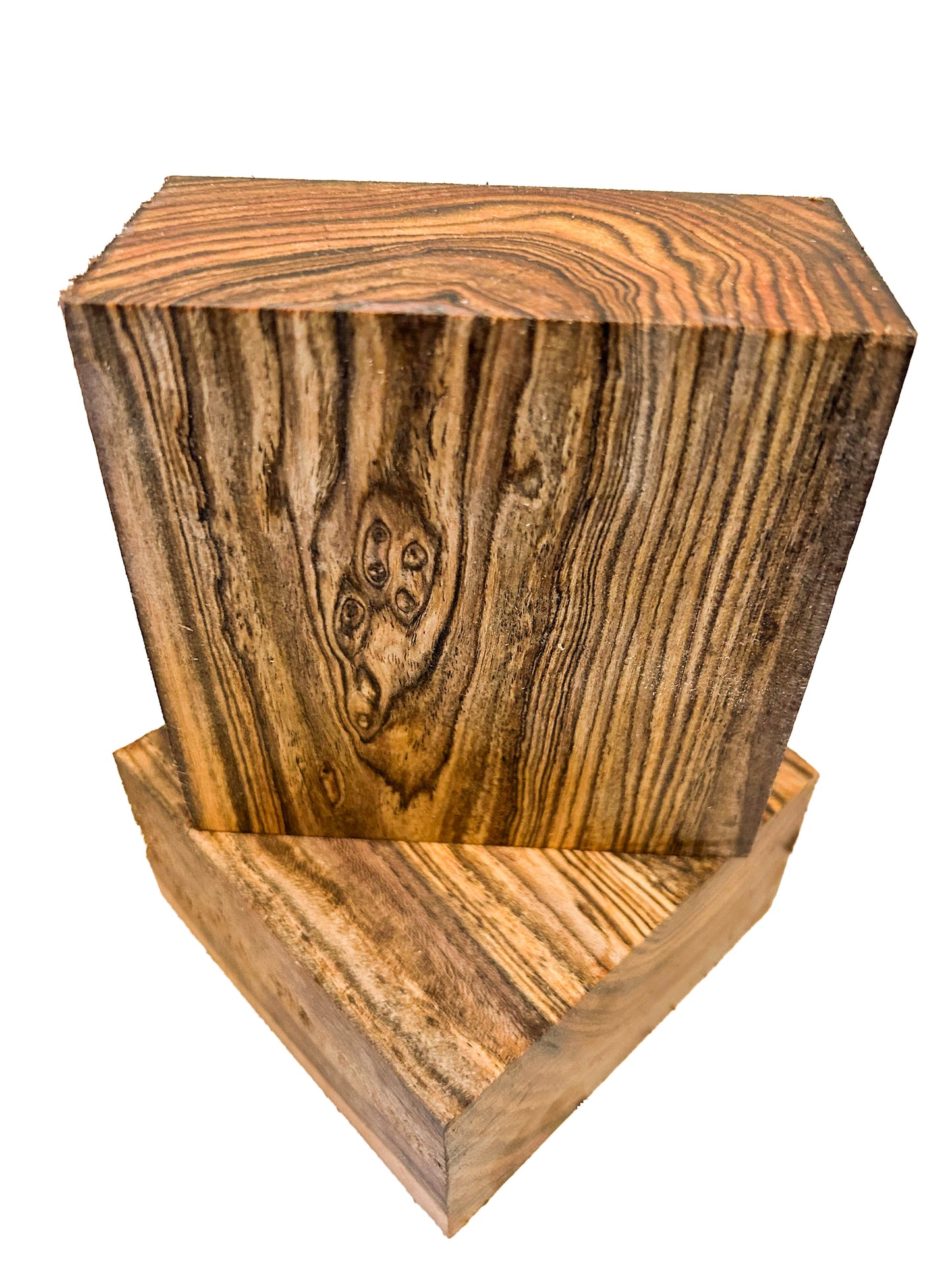 Bocote Bowl Blanks - 4" x 4" x 2" [E480]