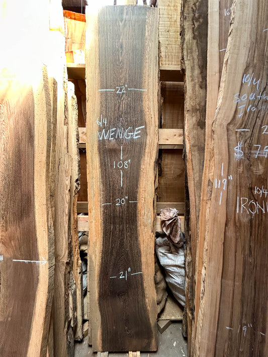 Wenge Live Edge Slabs - various sizes [WE345]