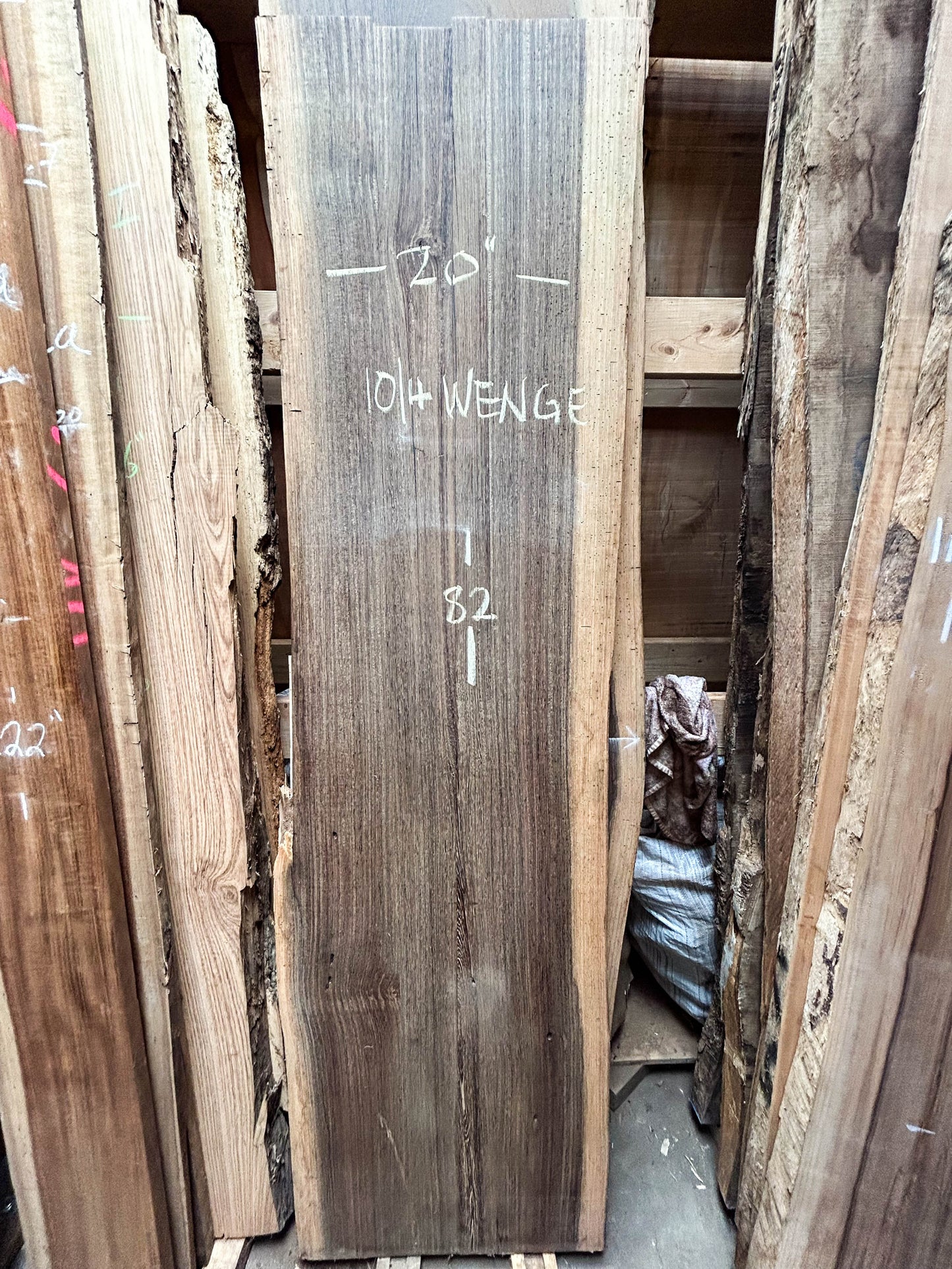 Wenge Live Edge Slabs - various sizes [WE345]