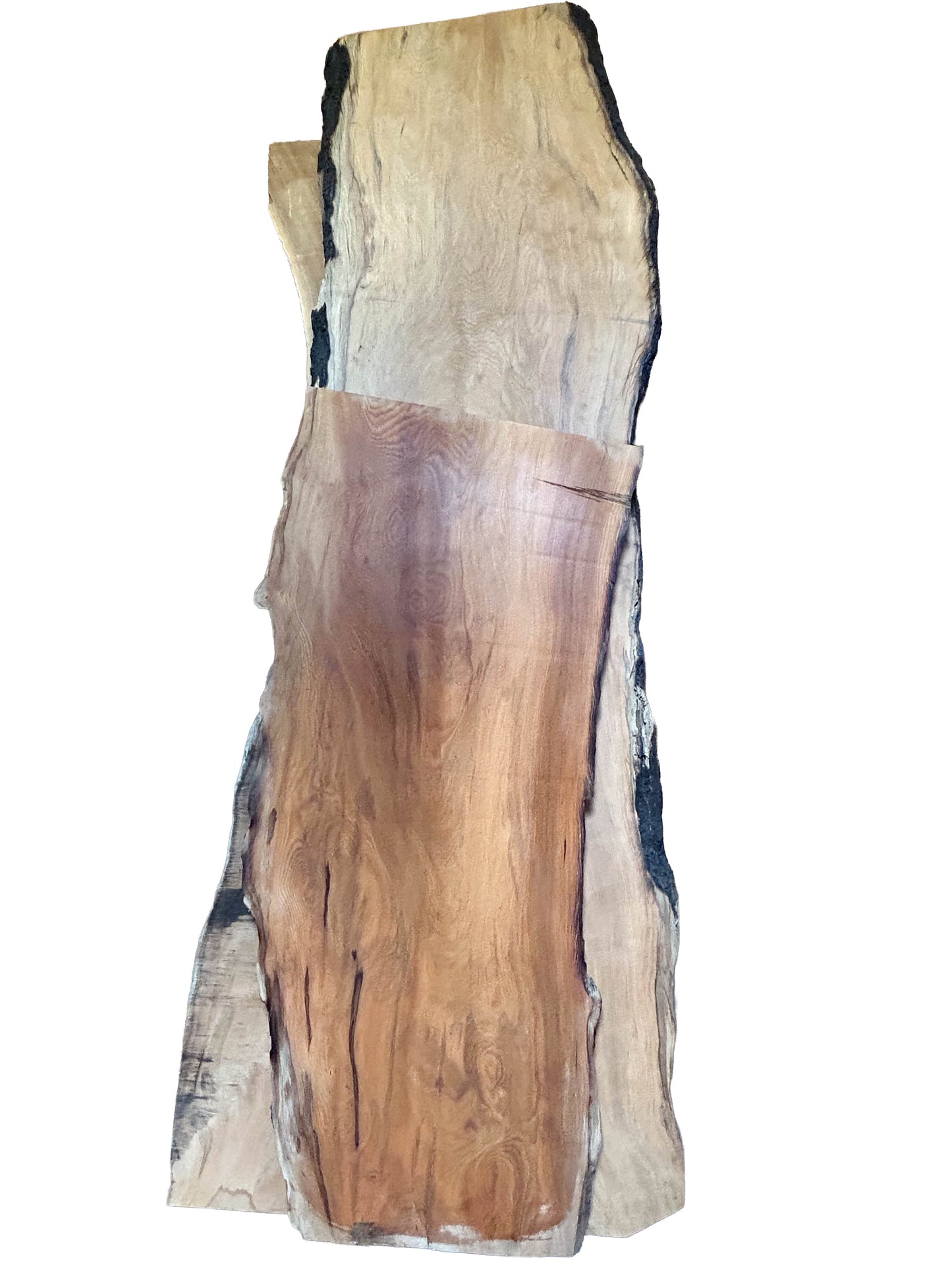 Matumi, South African 12/4 Live Edge Slabs - 77"x 29-34"x3" [WE343]
