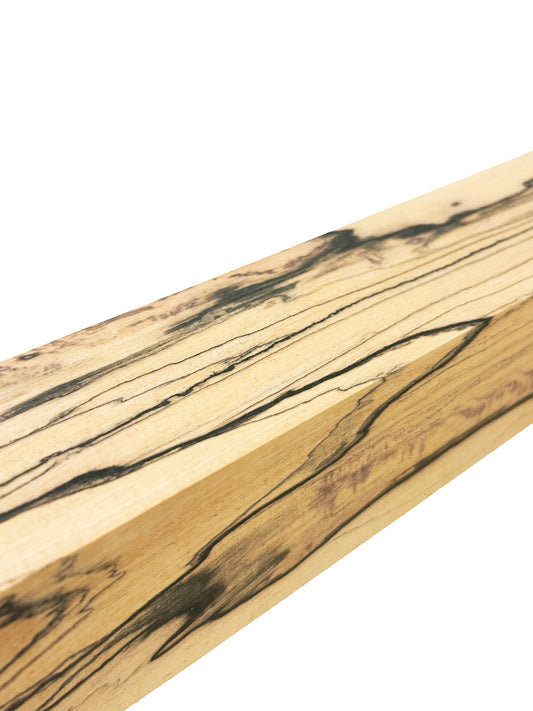Ebony, Black & White/Pale Moon Turning Square/Spindle - 18" x 2.75" x 2.75" [E683]