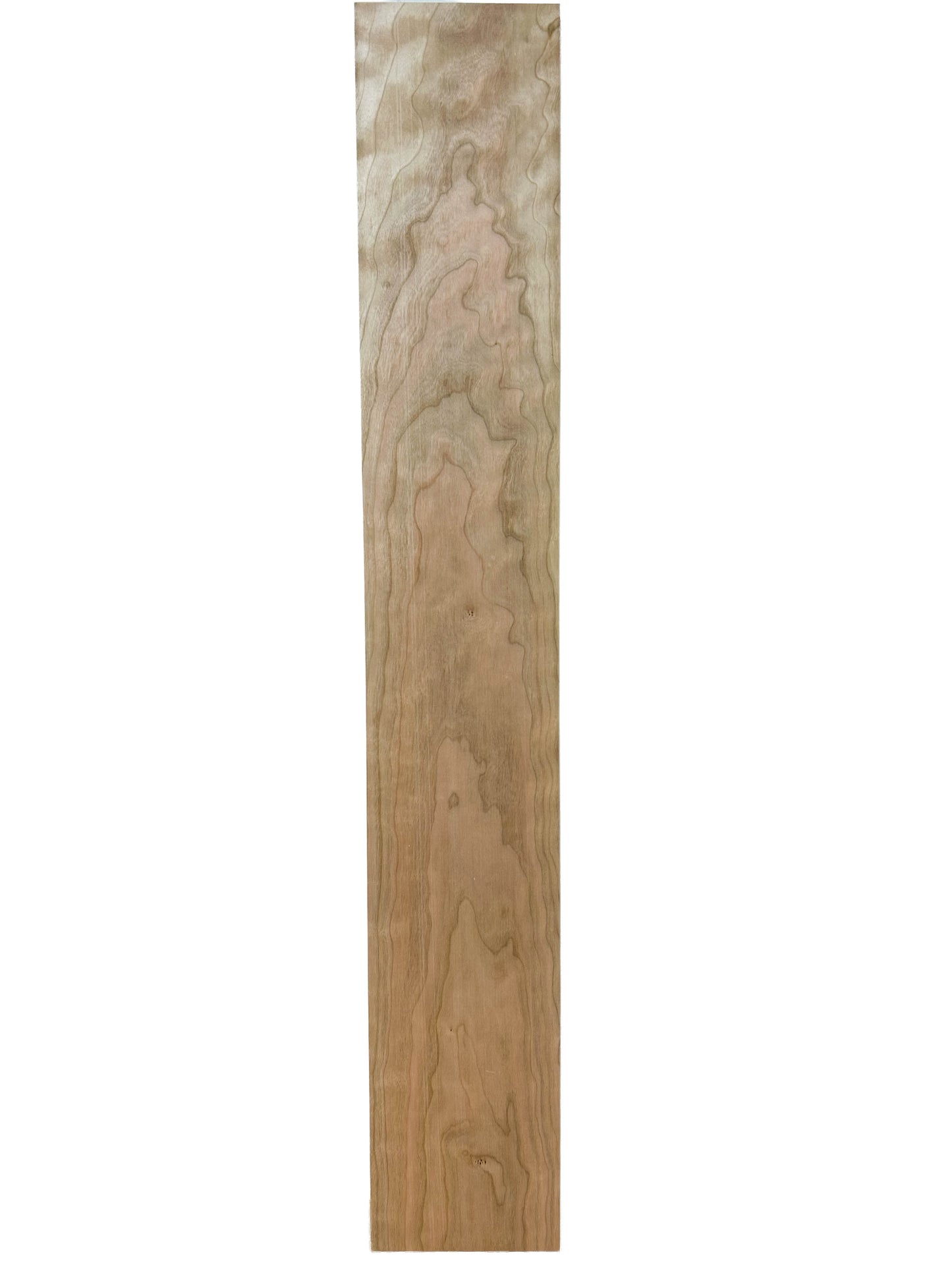 Figured Curly Cherry Board - 36" x 5.75" x 3/4" - WE1026