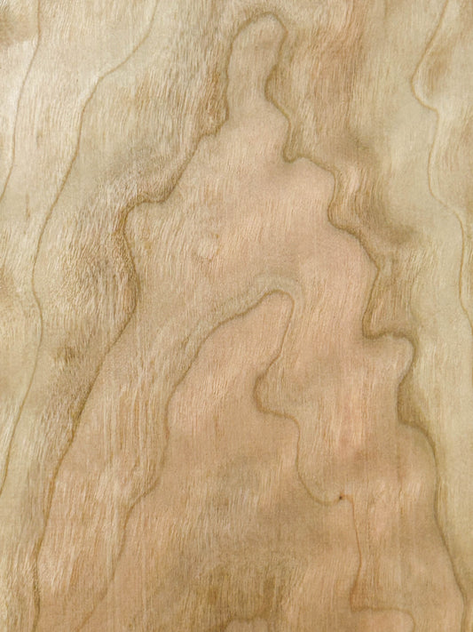 Figured Curly Cherry Board - 36" x 5.75" x 3/4" - WE1026