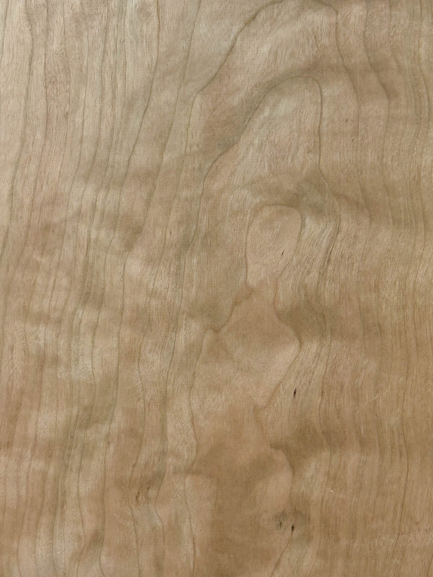 Figured Curly Cherry Board - 36" x 9" x 3/4" - WE1027