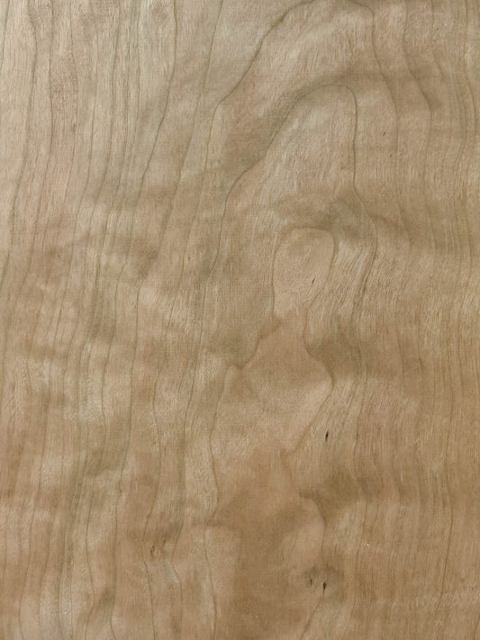 Figured Curly Cherry Board - 36" x 9" x 3/4" - WE1027