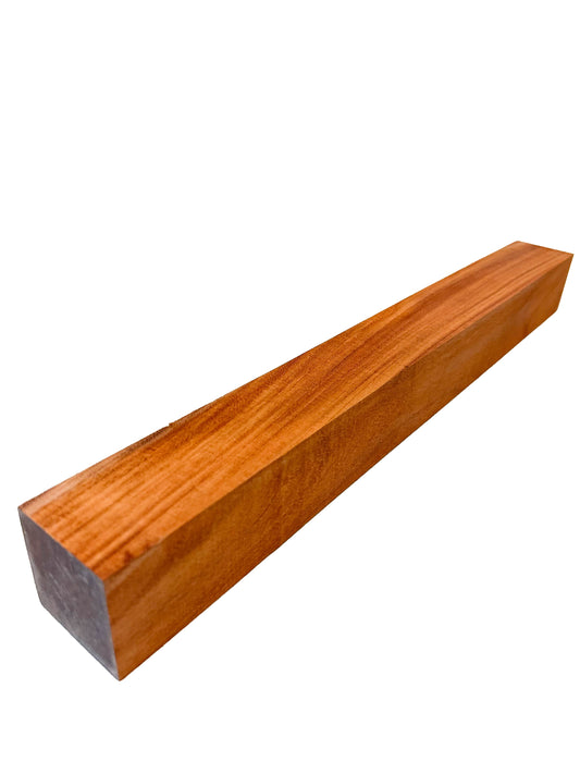 Canary, Red/Macacauba AD Pool Cue/Spindle/Turning - 1 1/2" x 1 1/2" x 24" [E819]