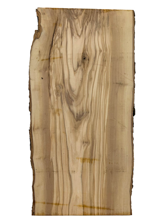 LiveEdge Figured Italian Olivewood for Cutting Boards 19.5"x 8.5-9"x 1" [WE304]